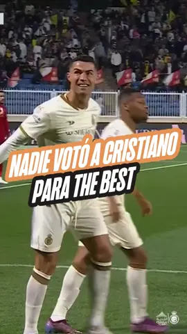 Nadie votó a Cristiano para los premios The Best #cristiano #cristianoronaldo #cr7 #leoncitodelfutbol #TikTokDeportes