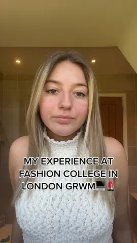 MY EXPERIENCE AT FASHION COLLEGE GRWM💻💄#fashionschool #fashionstudent #gcses2023 #year11 #london #fashion 