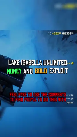 Thank you to everyone who showed support on the previous videos and thank you to everyone who followed. I can’t believe i hit 100 followers in under 24 hours I appreciate it immensely 💙 In this video i tried my best to explain the lake isabella treasure map glitch. If you have questions, video suggestions or improvements to this method then feel free to comment them down below.  Also feel free to use the comments to find people to do this with. If this video helped you out or if you want to see more Red Dead Redemption 2 content then please consider liking, sharing or following as it all really does help push my content to other RDR2 Fans💚 #reddeadredemption2 #rdr2 #reddeadonline #rdo #lakeisabella #rdomoney #moneyglitch #goldbarglitch #rdonline #reddeadredemtionclips 