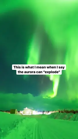 Have you ever seen an exploding aurora?? #aurora #nightsky #northernlights #alaska 