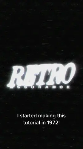 Finally finished, what a ride it’s been 📼 📺  The full in depth, step by step tutorial is on YouTube now! Enjoy 🫠 #aftereffects #aftereffectstutorial #motiongraphics #animation #vhsedits #vhs #retro #filmtitles #arttutorial 