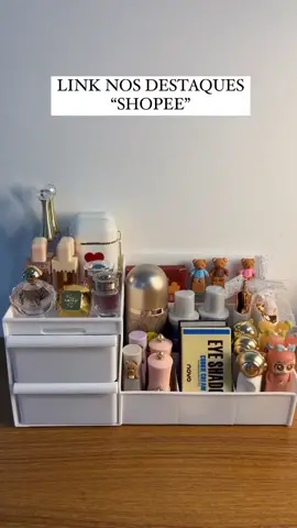 🟣Organizador de mesa multiuso com gavetas perfeita para maquiagens da shopee! Link na rede vizinha @compras.shop #organizador #maquiangem #utilidadefeminina #organizadores #multiusos #fy #fyp #acheinashopee #utilidade #mulher #feminina #organizadordemesa #foryou #viraltiktok #tiktok #foryoupage #explore 