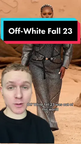 #greenscreen Off-White Fall 2023 Ready to Wear by Ibrahim Kamara gave us typical Off White utilitarianism combined with the unique perspective of Ibrahim’s African heritage. #fashionfyp #offwhite #fashionweek #fashionlover #fashioncritic 