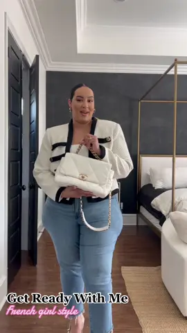Get ready with me- French girl plus size edition! #plustok #curvytok #fashiontiktok #frenchgirlaesthetic #blackgirlsinluxury #luxury #plus #curvy