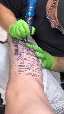 This was the most painful session of them all😭😂 #fyp #foryou #trending #viral #tattoo #tattoos #legsleeve #sleeve #tattooartist #latino #legsleevetattoo #Soccer 