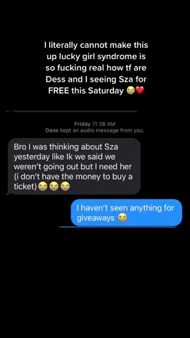I’ve never yelled so loud in my car before wtf Thank you so much Dess and @z100newyork 🤧❤️  #sza #sostour #msg #sos #fyp 