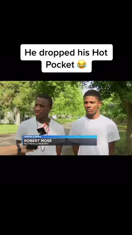 I dropped my Hot Pocket 😂 #hotpockets #hotpockets😂 #newsinterview #news #funny #fyp #fypシ #fy #laugh #funny #funnyvideos #gotscared 