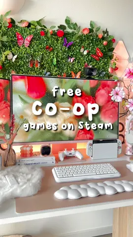 Free co-op games on Steam! 🫶🏼 Tag your friends 🤎 #freegames #freegamefriday #freetoplayfriday #steamgames #pcgames #freemultiplayergame #coopgames #multiplayergames #GamerGirl #cozygamer #aestheticsetup  Free Multiplayer games  Games to play with your friends Free games on Steam