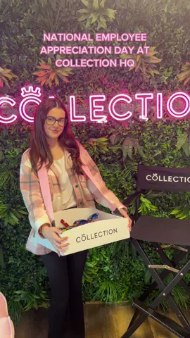 Today is National Employee Appreciation Day so we celebrated by telling our amazing team what we love and appreciate about them 🫶 #collectioncosmetics #employeeappreciationday #collectionhq 