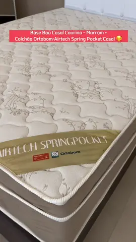 Que desconto é esse patroa? 😱👀🔥 As promoções com preço de fábrica estão pegando fogo! 🚨 🔥 Entrega em 48h (para produtos em estoque) 🔥Pague somente na entrega Base Box Casal Baú – 138 cm – Marrom - Rufato - Suede R$1.248,75 em até 12x de R$104,06 sem juros ou R$999,00 à vista, no pix ou boleto bancário Colchão Ortobom Airtech Spring Pocket Casal 30x188x138 R$1.748,75 em até 12x de R$145,73, sem juros ou R$1.399,00 à vista, no pix ou boleto bancário 