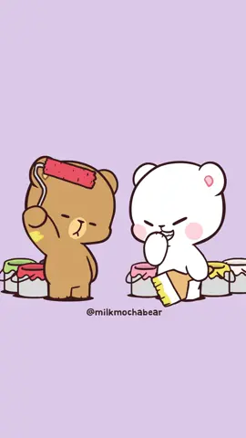 Colors~🖤💛💙 Feel free to mention someone who makes your day colorful 🤗  #milkandmocha #milkmochabear #fypage #bears #animation #cuteanimation #milkmocha #fypシ #fyp #mochaandmilkbears 