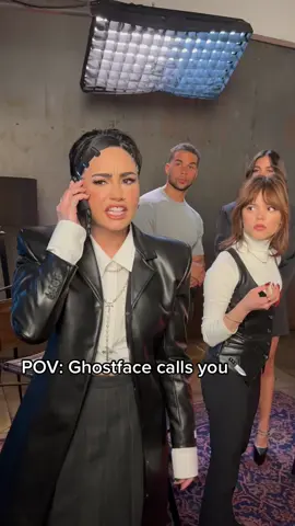 @ddlovato will forever be my idol for making this with us 😭🔪 #screammovie #scream6 #jennaortega #demilovato 