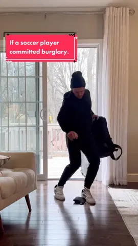 If a soccer player committed burglary.