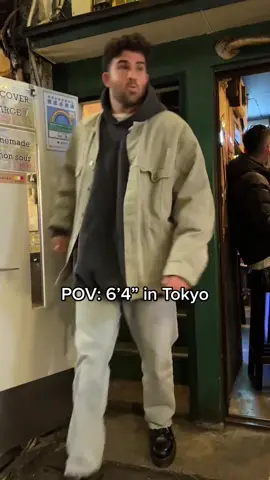 i keep hitting my head but it’s worth it 🤕 #hasanabi #japan #bigboy