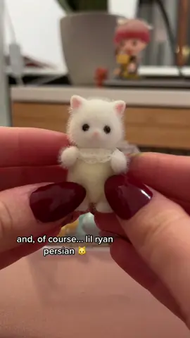 the persian cat babies are so cute 🥹#sylvanianfamilies #calicocritters 