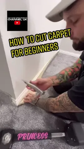 How To Cut Carpet For Beginners #carpet #howto #DIY #doityourself #homeimprovement #beginner 