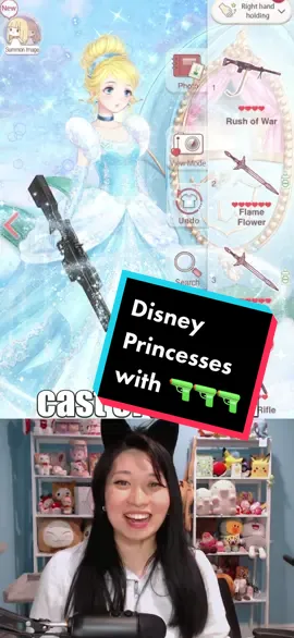 Disney princesses can’t hold a 🔫 in Shining Nikki, but there’s a loophole. Should we tell the devs? They might patch it. 💀 #disney #shiningnikki #disneycollab #frozen #elsa #annafrozen #anna #lovenikkidressupqueen #lovenikki #miraclenikki 