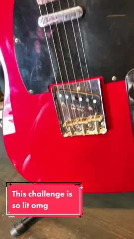 My candyapple red Telecaster #telecaster#foopha#behindthedoor#foopa#fender