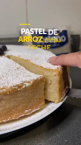 ¡Pastel de arroz con leche!  #postre #dulcecitos  #dulce #Receta #pastel