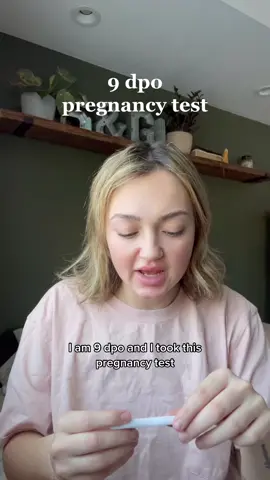 9 dpo pregnancy test!! ill post a close up in my i g stories #pregnancytest 