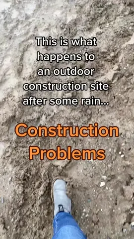Glad I have a pair of mud boots. #blundstones #construction #constructionproblems #delayed 