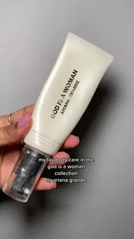 literally my fave scent ever, i always get compliments on how good i smell 🥹 @ultabeauty  #godisawoman #godisawomanbyarianagrande #favescents #ultafinds #fyp #fypシ #bodycareproducts #godisawomanfragrance #giawcollection #giawlotion #arianagrandeproducts 