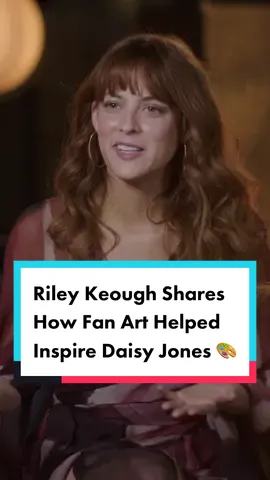 @rileykeough shares how #daisyjones #fanart helped inspire Daisy’s look. 🥹💙📖 #daisyjonesandthesix #sketchbook #art #BookTok #bookworm #primevideo 