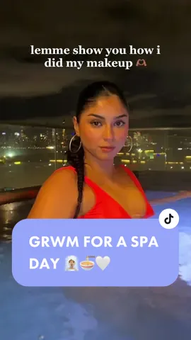 SPA TIME. 🥰🧖🏽‍♀️🤍 #grwm #grwmmakeup #sojospaclub 