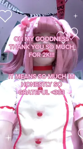 ILL TRY AND DO SOMETHING FUN TO CELEBRATE BUT I HAD NO IDEA ID GET TO 2K THIS SOON SO I HAVENT THOUGHT ABOUT IT #2k #thankyou #tysm #cosplay #cosplayer #madokacosplay #madokakanamecosplay #madokakaname #kanamemadoka #madokamagica #puellamagimadokamagica #madokamagicacosplay #puellamagimadokamagicacosplay #magicalgirl #hethey #fyp #fypシ #foryou #foryoupage 