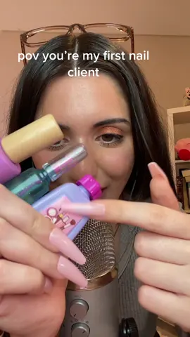 fake nail salon 💅 #asmr 
