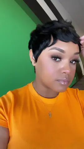 Not me bookie🧡 #27piece  #pixiecut #milkywayhair #27piecequickweave 