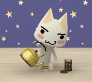 toro drinking some hot coffee ☕️ #toroinoue #sonycat #sillycat #fyp #dokodemoissyo #cute #coffee #meow 