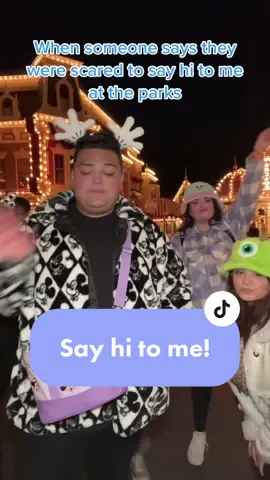 This one goes out to anyone saying they were scared to say hi to me. Im literally just a normal person who is obsessed with Disney like you 🤍 say hi! 🤍✨ #distok #disneytok #disneyadult #dca #disneyland #disney 