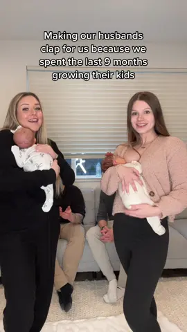 Where’s our push presents? 🤣 #newborn #baby #moms #comedy #couples #trend #trending #fyp