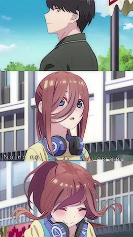 Quan tâm nhưng chẳng nói yêu em #fyp #xh #nakanomiku #anime 