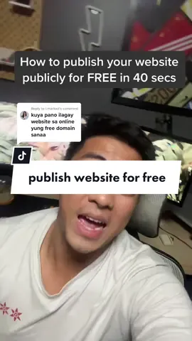 Replying to @i.markxd publish your websites for free! #fyp #foryou #bsit #coding #programming #techtok #github #website 