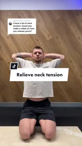Replying to @vivian  Hold each stretch for 30-60 seconds and be REALLY gentle.  Focus on your breathing and each time you exhale go a little bit further into the stretch.  Try to sit or stand upright when you do each position.  Good luck 💚 #neckpain #necktensionrelief #yogastretch #painfreelife #mobility #yogatok #GymTok 