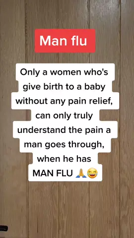 Man flu #foryou #fyp 