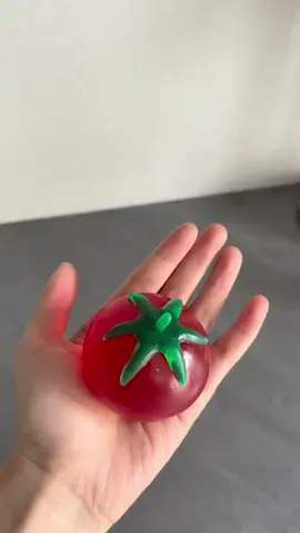 A highly stress-reliveing tomato-shaped squeeze ball that won’t burst no matter how hard you throw it#toy #goodthing #cool #fun #ball 