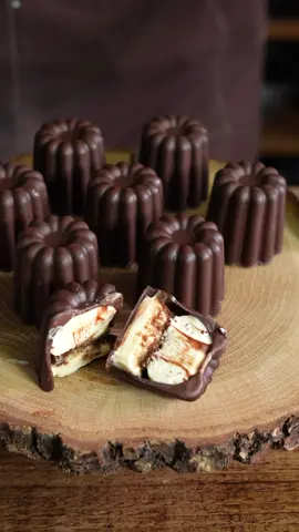 Canelé Tiramisu Bonbon Chocolat #chocolate #asmr #tiktokfood #cooking