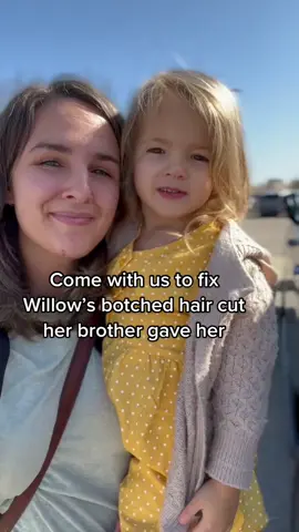 It turned out so cute 🥺🥺🥺🥺 #toddlersbelike #firsthaircutever #firsthaircut #momlifebelike #realmomlife #realmoments #girlmomlife 