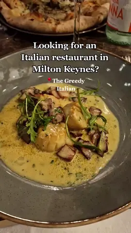 the greedy Italian is one of the best Italian restaurants in Milton Keynes and I won't here otherwise! scallops to start and beef shin rigatoni for main 🤩 #mkbloggers #miltonkeynesfood #miltonkeynestiktok #foodreview #foodblogger #lovemk #pasta #italianfood #mkfoodguide 