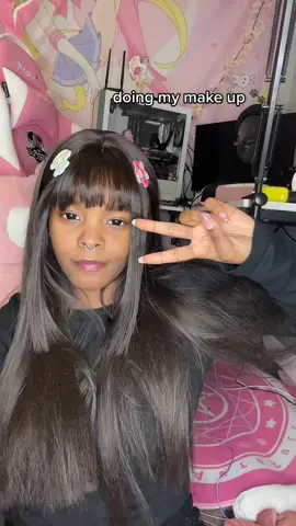 i love this look #fyp #kawaiigirl #makeup #gyarumakeup #kawaii #circlelenses #xyzbca #foryou #gyarublackgirl 