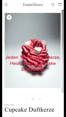 Emmi Cupcake Duftkerzen🧁❤️ #emmikerzen #cupcake #fürdich  #cupcakedecorating #candle #duftkerze #shopifystore #shop #topseller #startup #SmallBusiness #fy #viral #tiktokviral #instagram 