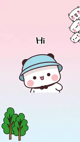 ✨ Hi, good morning😊#animation #cute #cartoon #iloveyou #Love #foryou #bear#tiktok 