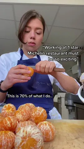 I do more exciting things sometimes!  #fyp #michelinstar #michelin #pastrychef #pastrycheflife #michelinstarrestaurant 