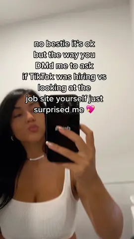 Tip:  dont ask people to be ur personal recruiter ✅ this happened all the time when I worked at tiktok! If you want a favor or a referral make it as easy on the other person and do ur research first