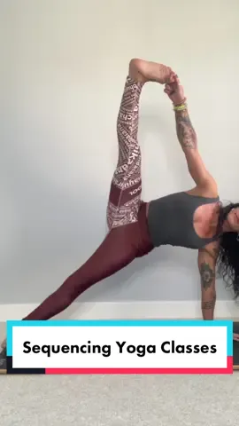 Hey, fellow yoga teachers! 👋 Here's a tip for those of you sequencing classes! #yogateacher #yogateachersoftiktok #yogateachertraining #yogasequencing #yogateachertips 