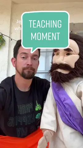 He wipes away every tear, he knows our anxious thoughts, hes got us……Revelation 21:4, Philippians 4:6-7 #Jesuspuppet #puppetsoftiktok 