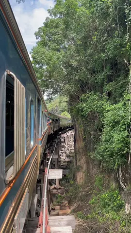 📍 Death Railway, Kanchanaburi🚂 #kanchanaburi  #Thailand #Travel #Vacation #backpacker #naturelover #fyp #fypage 